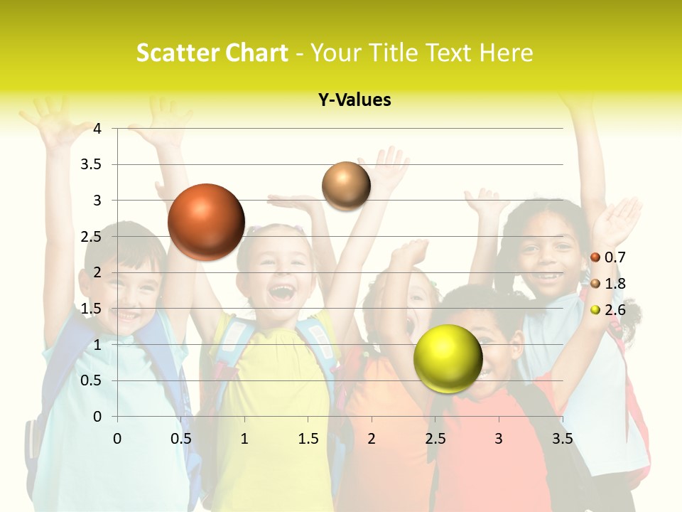 Girl People Preschool PowerPoint Template