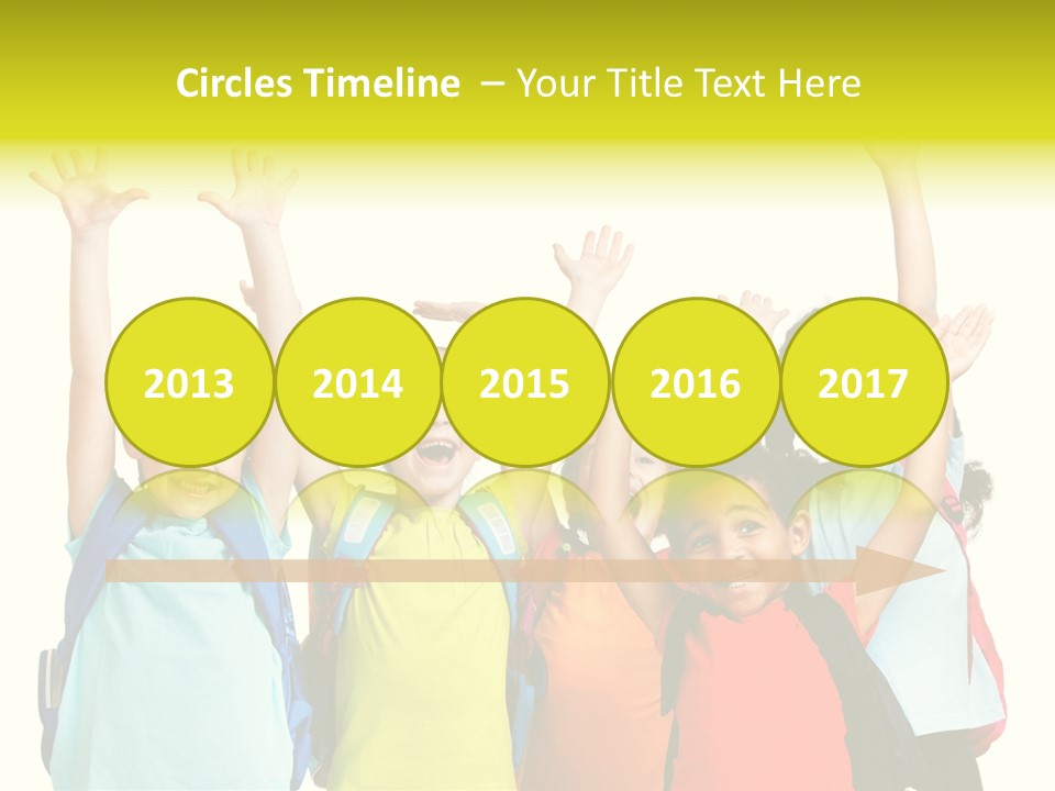 Girl People Preschool PowerPoint Template