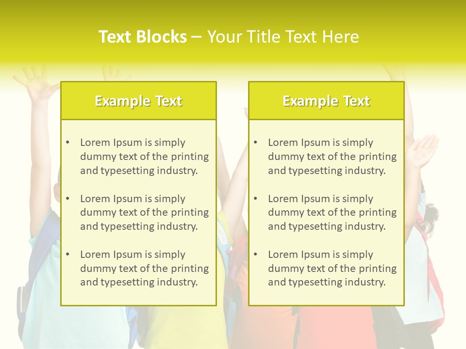 Girl People Preschool PowerPoint Template