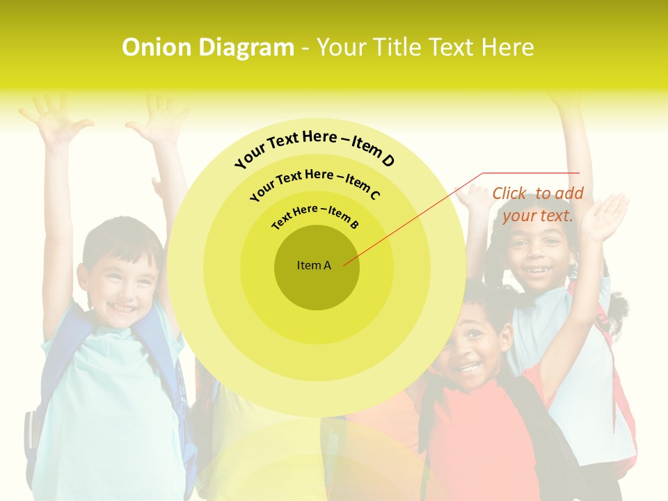 Girl People Preschool PowerPoint Template