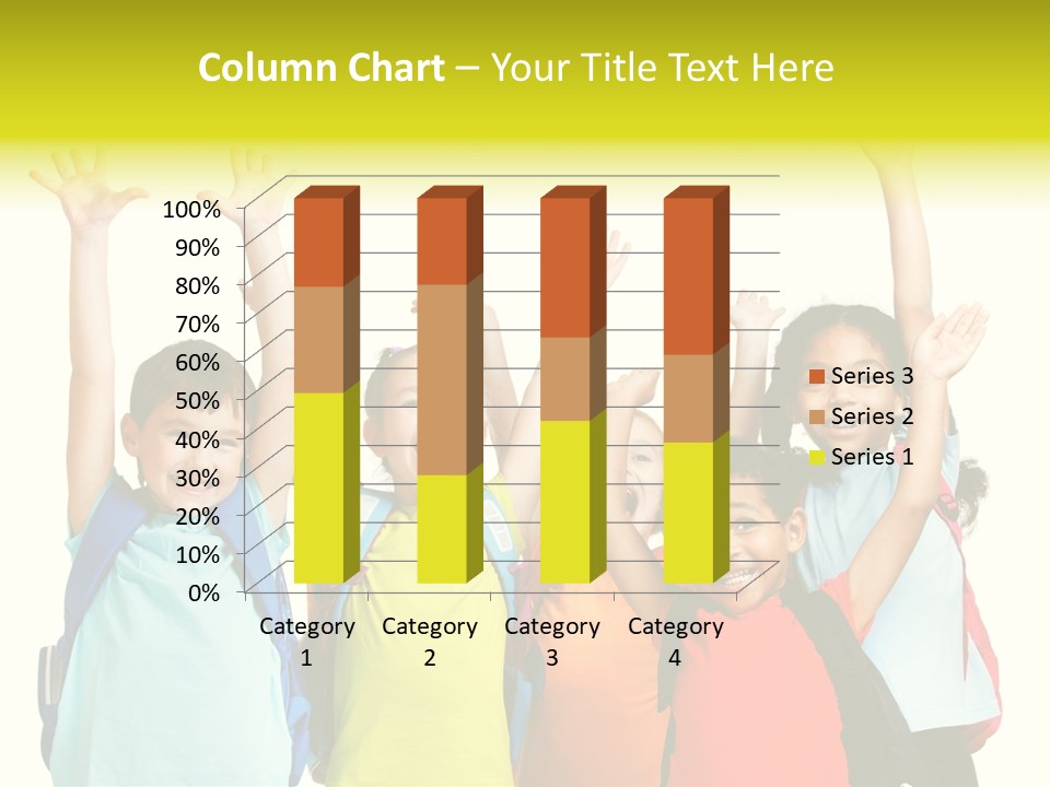Girl People Preschool PowerPoint Template