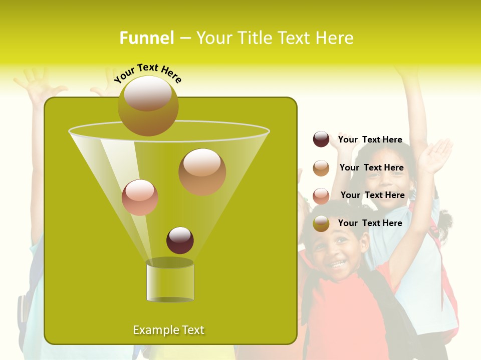 Girl People Preschool PowerPoint Template