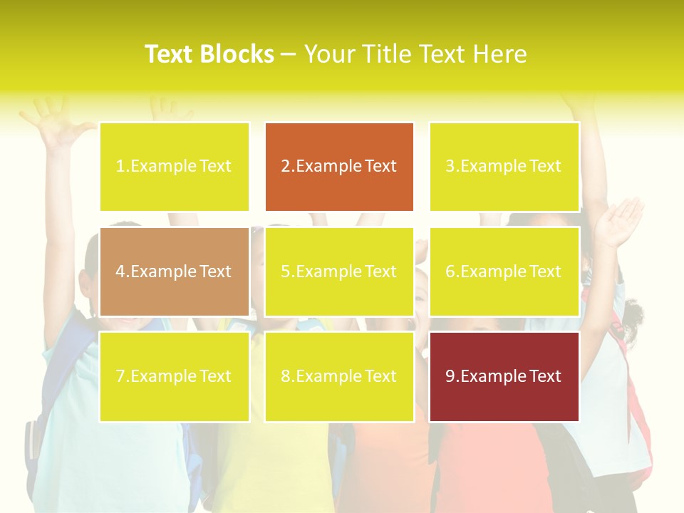 Girl People Preschool PowerPoint Template