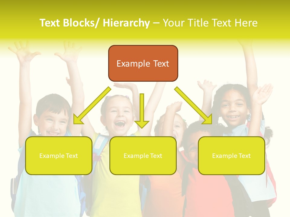 Girl People Preschool PowerPoint Template