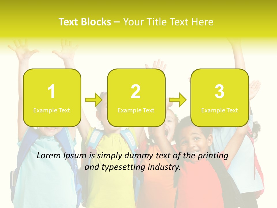 Girl People Preschool PowerPoint Template