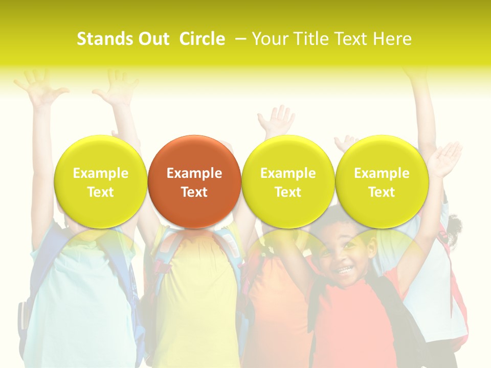 Girl People Preschool PowerPoint Template