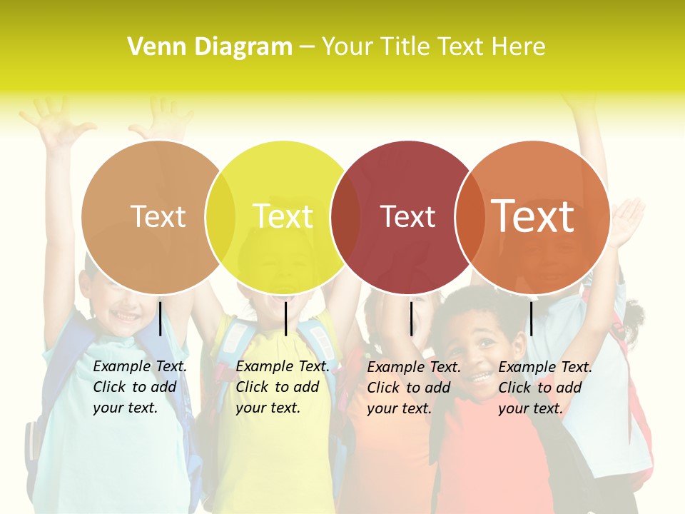 Girl People Preschool PowerPoint Template