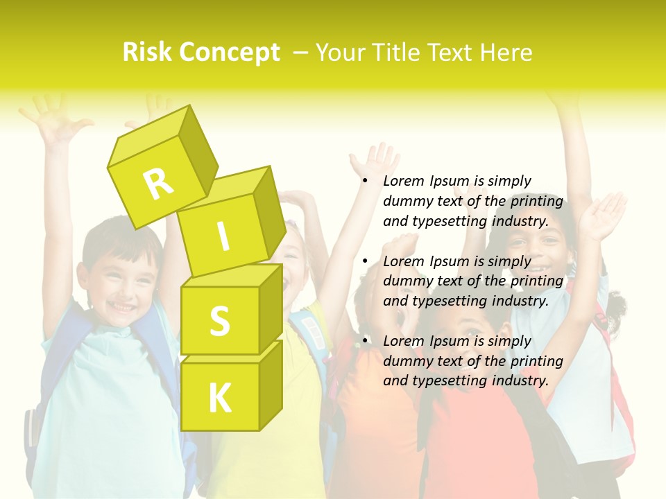 Girl People Preschool PowerPoint Template