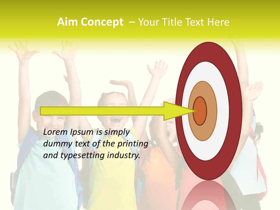 Girl People Preschool PowerPoint Template