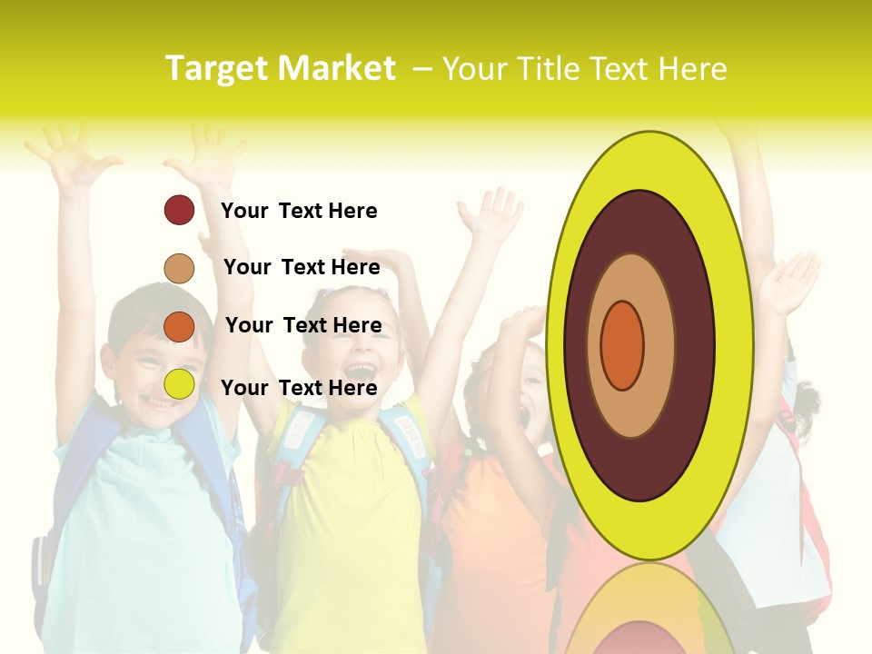 Girl People Preschool PowerPoint Template