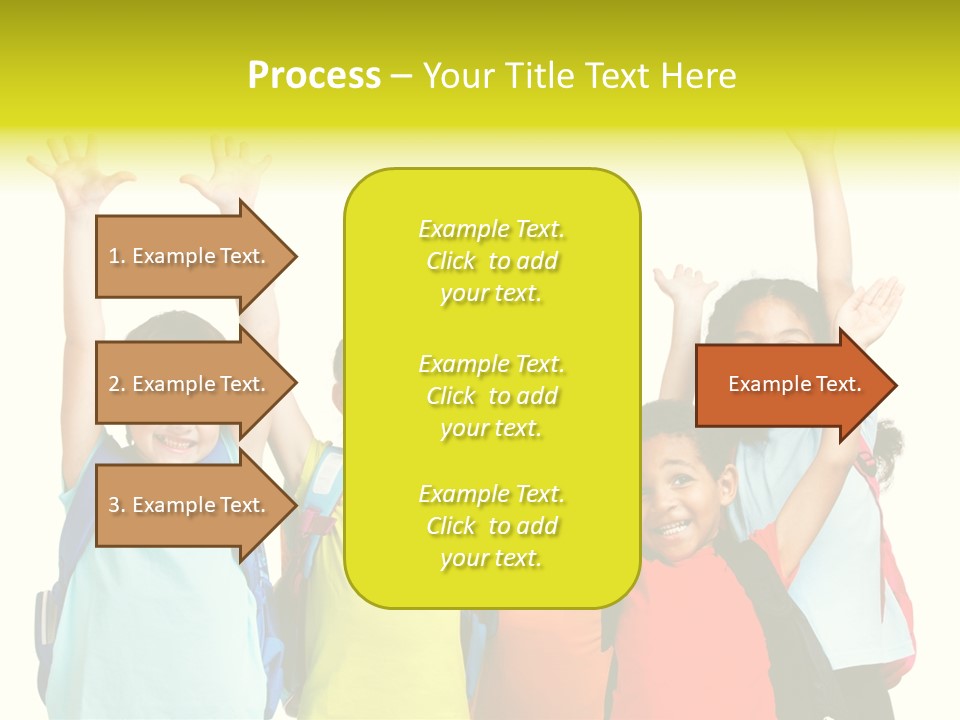 Girl People Preschool PowerPoint Template