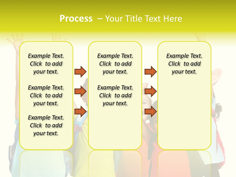 Girl People Preschool PowerPoint Template