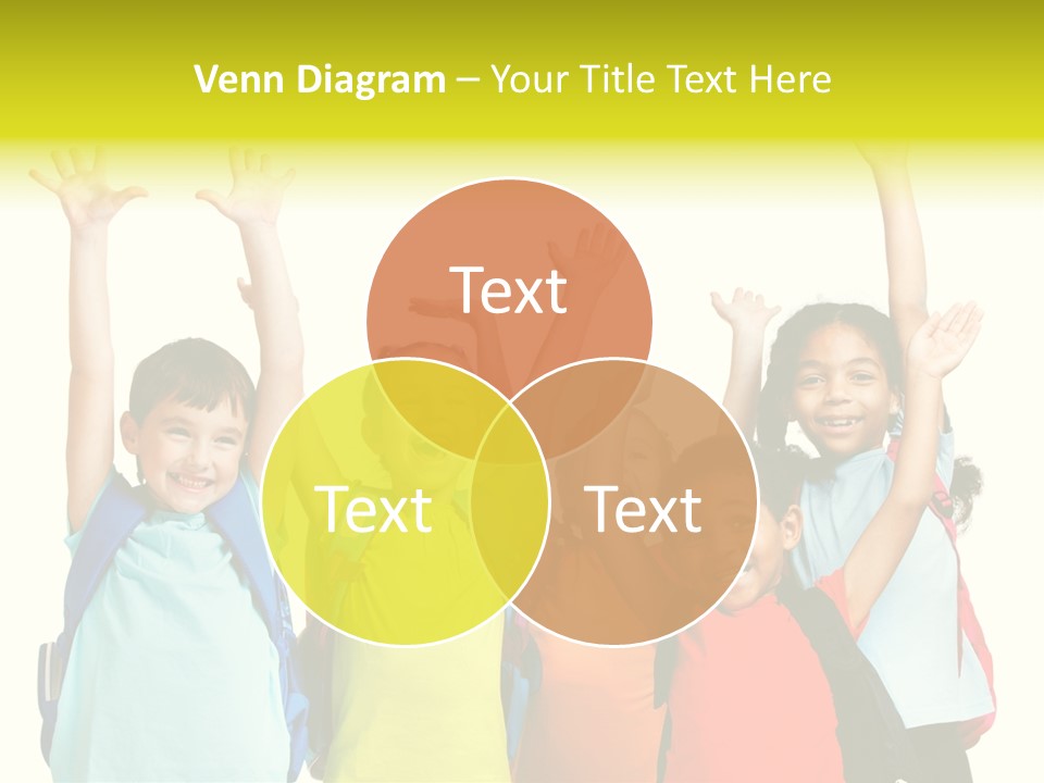 Girl People Preschool PowerPoint Template