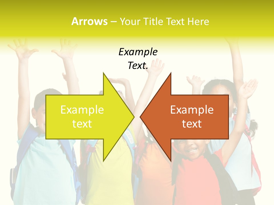 Girl People Preschool PowerPoint Template