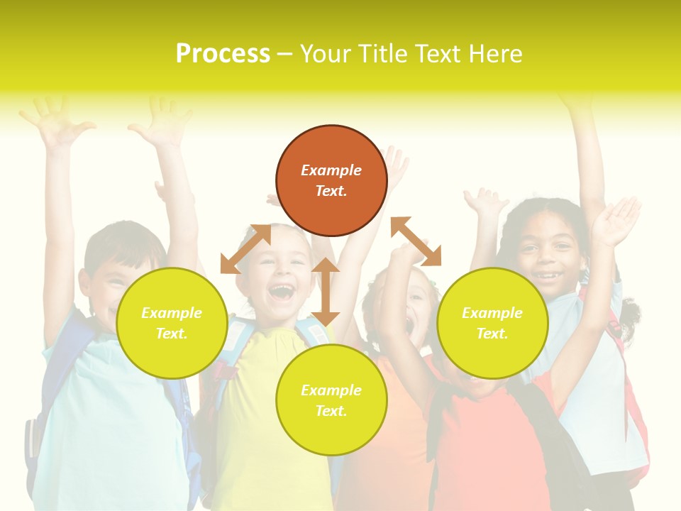 Girl People Preschool PowerPoint Template