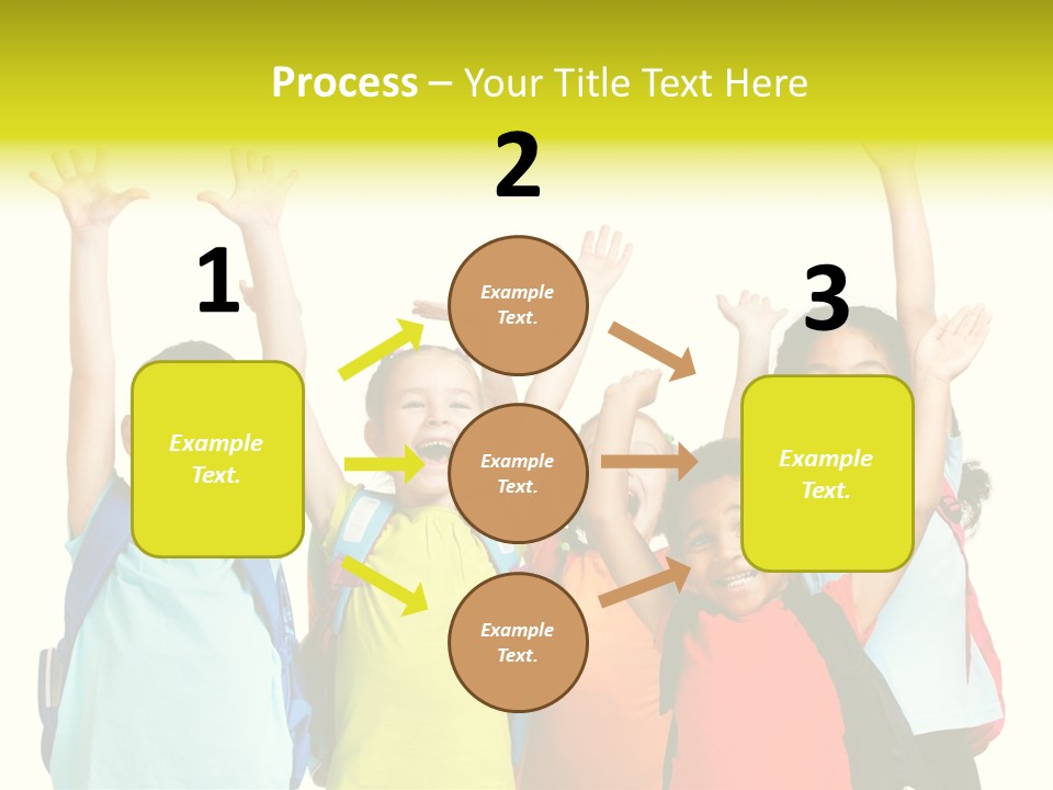 Girl People Preschool PowerPoint Template