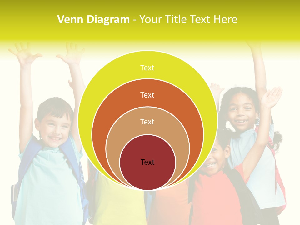 Girl People Preschool PowerPoint Template