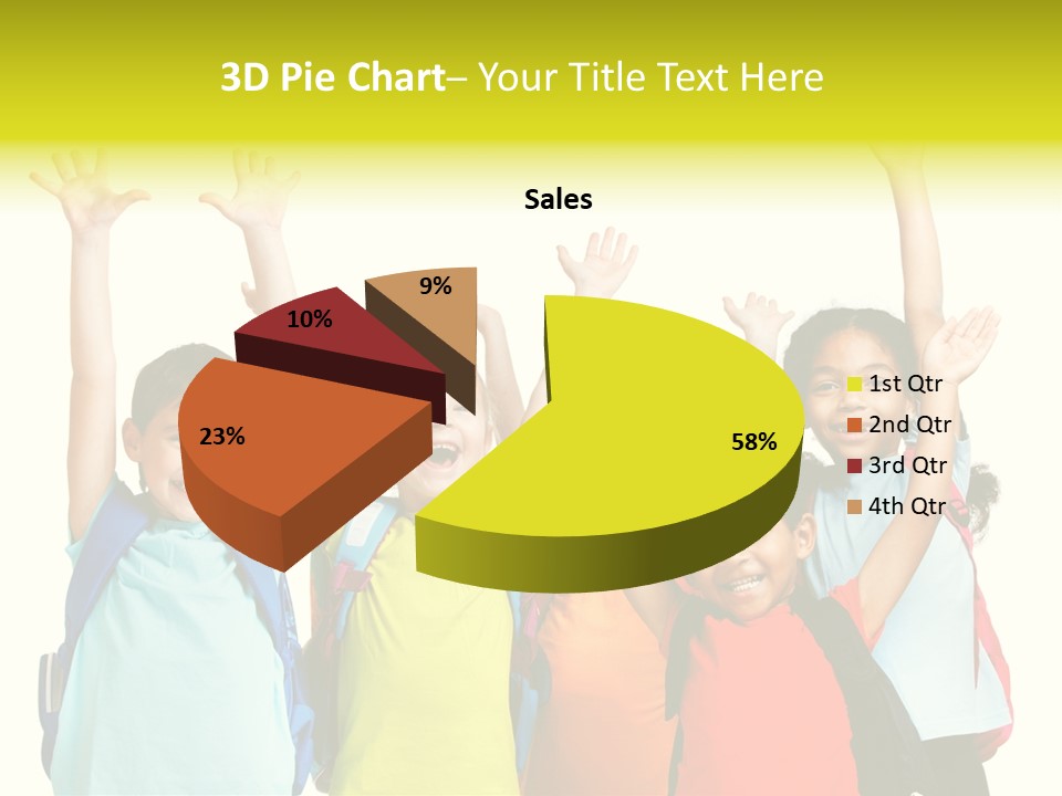 Girl People Preschool PowerPoint Template