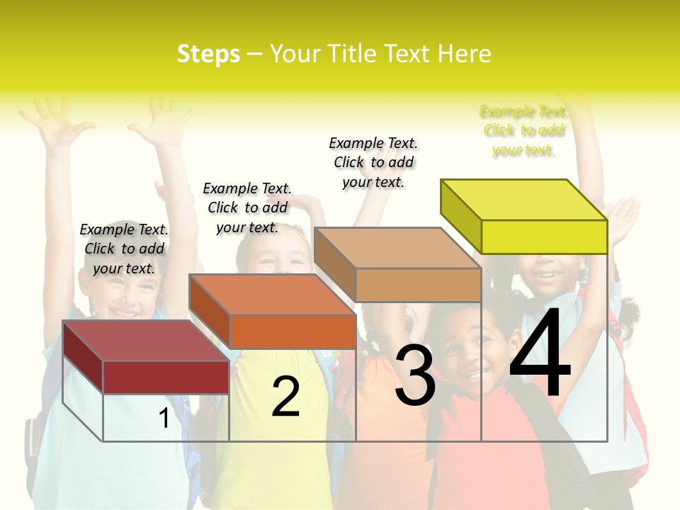 Girl People Preschool PowerPoint Template