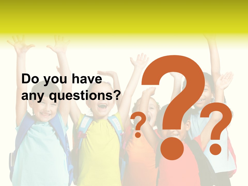 Girl People Preschool PowerPoint Template