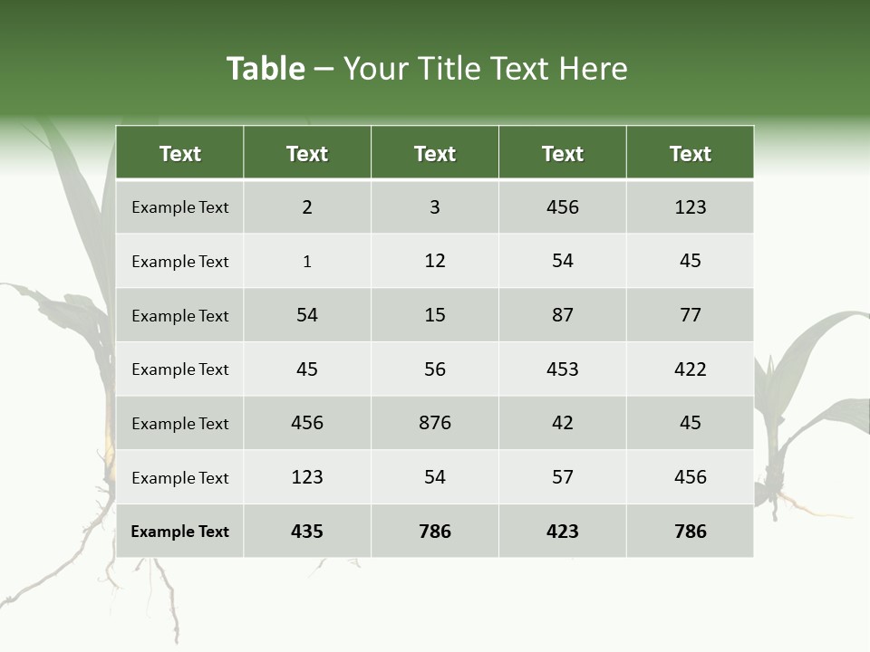 Plant Farm Conservation PowerPoint Template