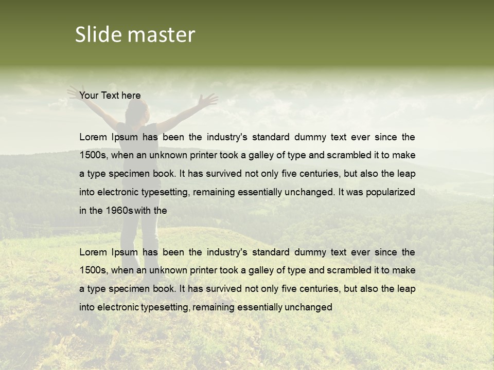 Love Attractive Person PowerPoint Template