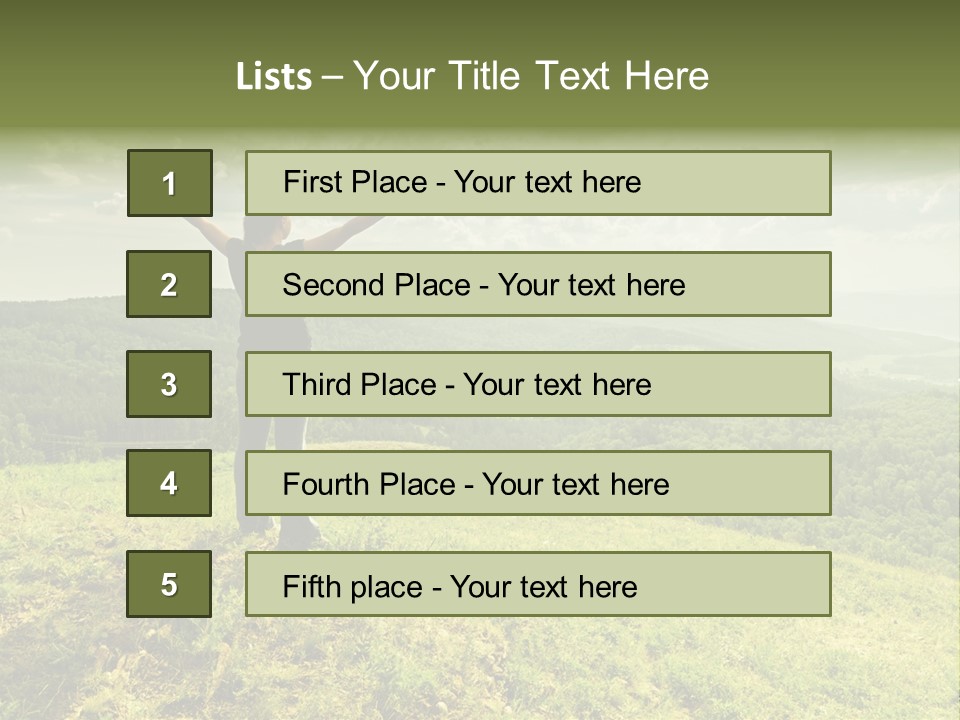 Love Attractive Person PowerPoint Template