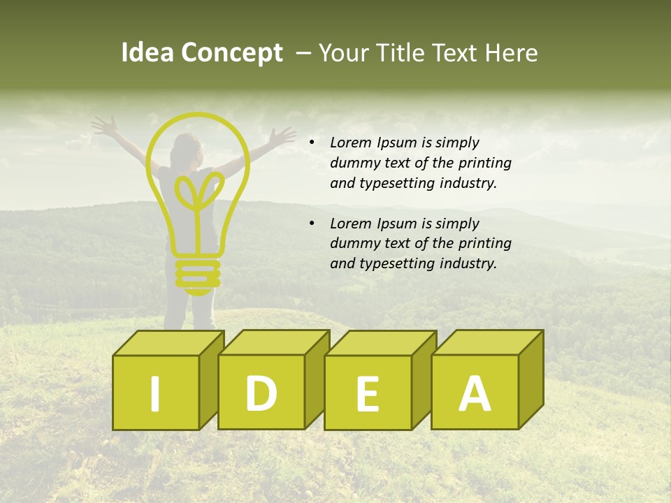 Love Attractive Person PowerPoint Template