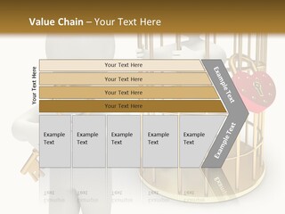 Red Padlock Alone PowerPoint Template