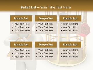 Red Padlock Alone PowerPoint Template