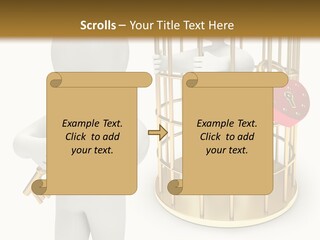 Red Padlock Alone PowerPoint Template