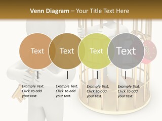 Red Padlock Alone PowerPoint Template