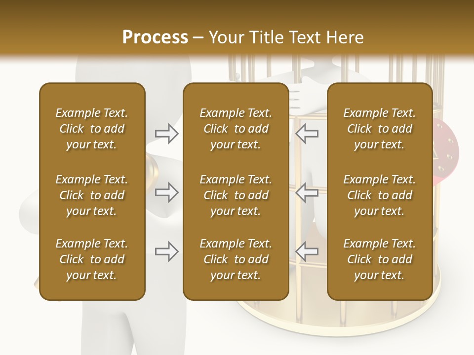 Red Padlock Alone PowerPoint Template