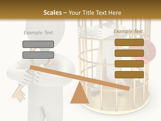 Red Padlock Alone PowerPoint Template