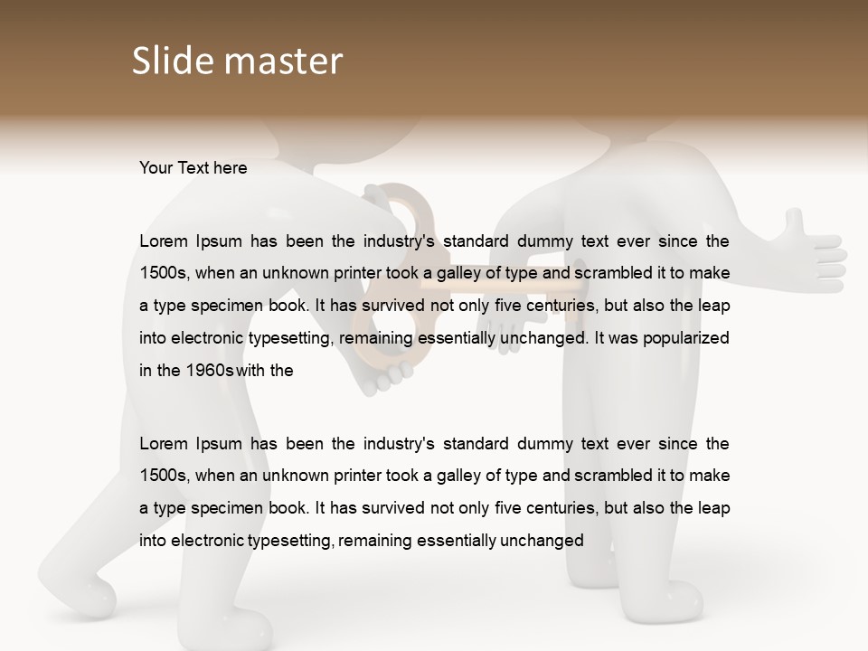 Proprietor Person White PowerPoint Template