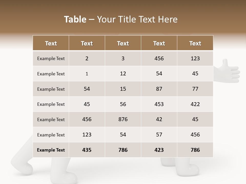 Proprietor Person White PowerPoint Template