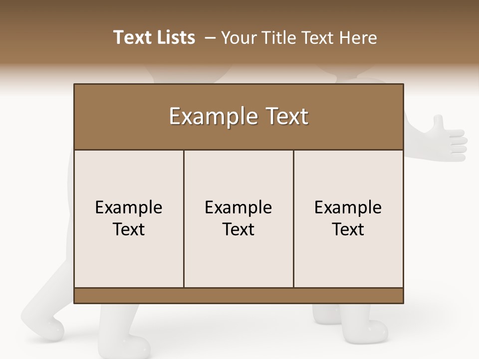 Proprietor Person White PowerPoint Template
