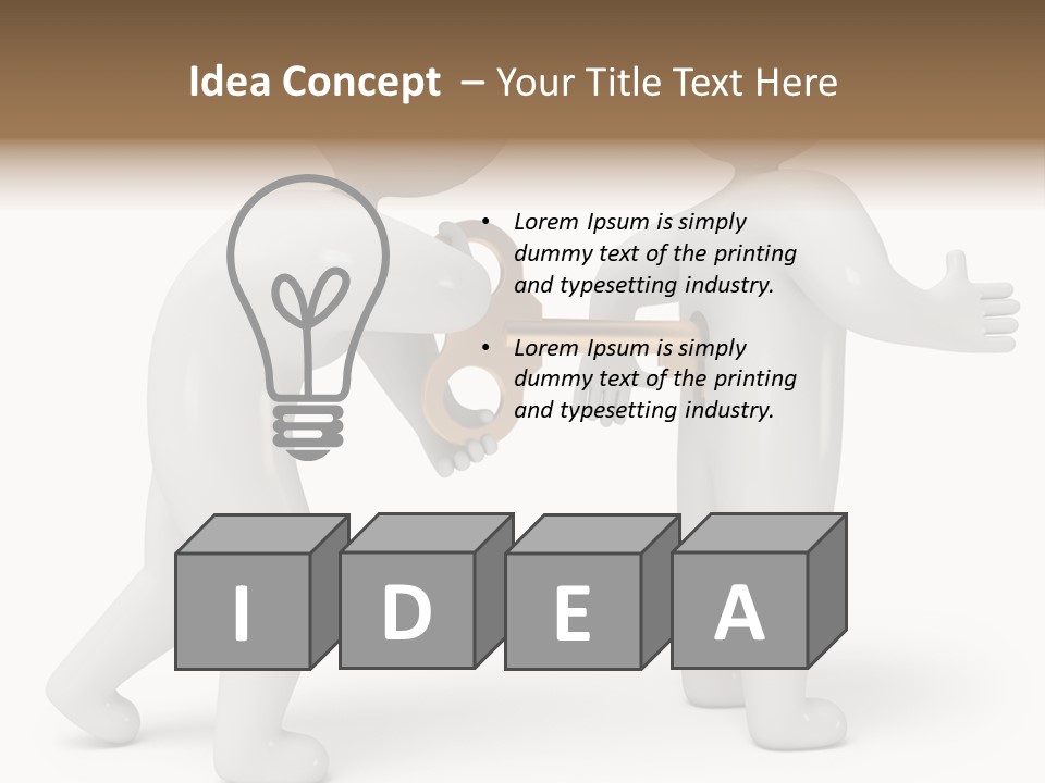 Proprietor Person White PowerPoint Template