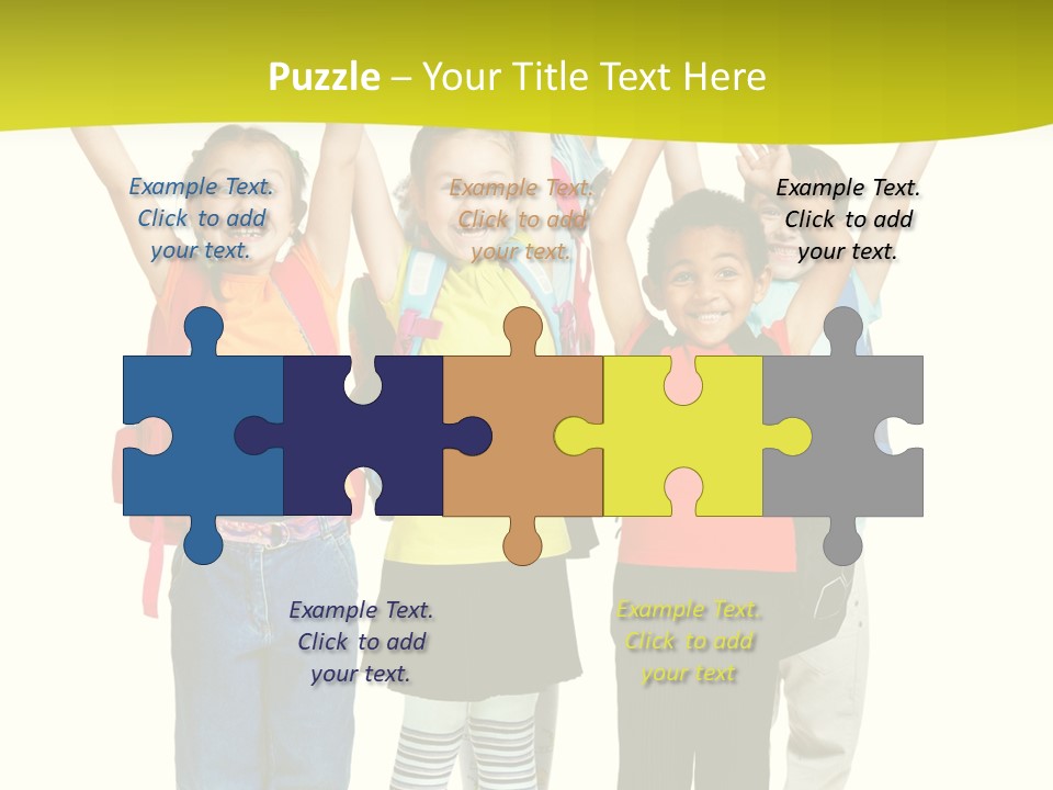 Several Bright Small PowerPoint Template