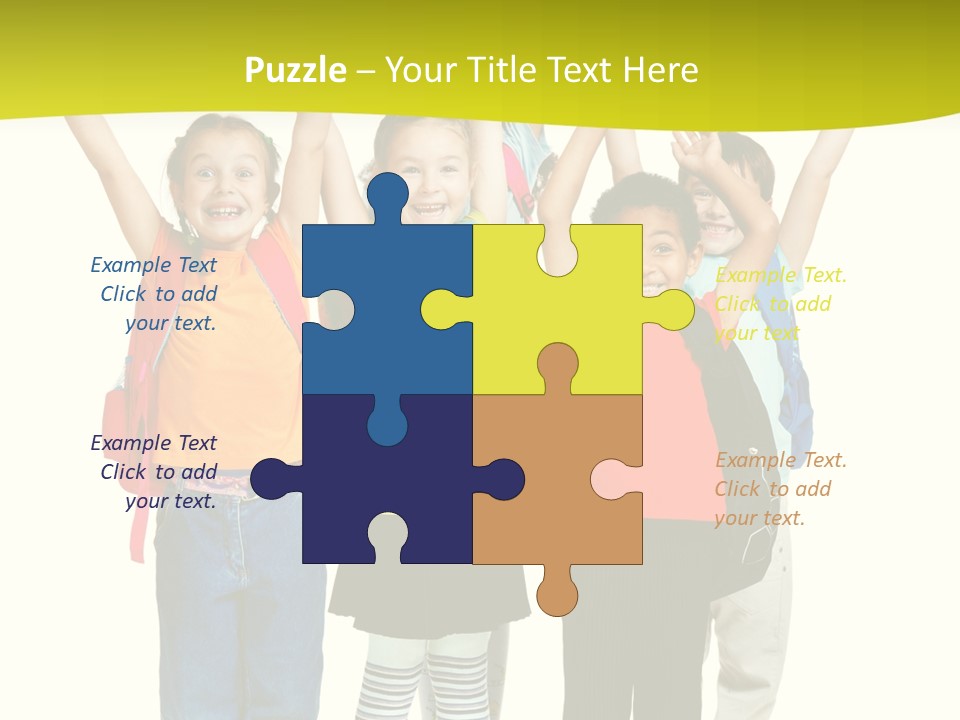 Several Bright Small PowerPoint Template