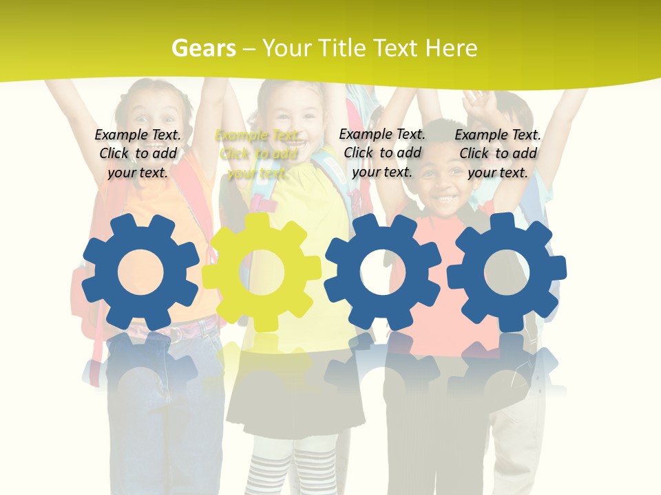 Several Bright Small PowerPoint Template