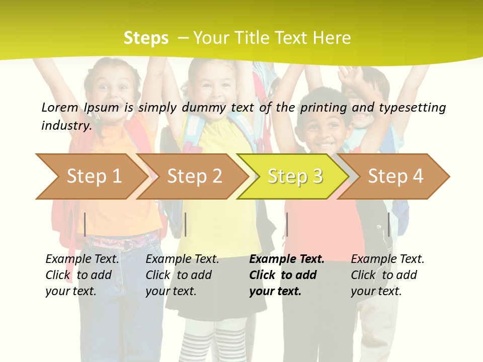 Several Bright Small PowerPoint Template