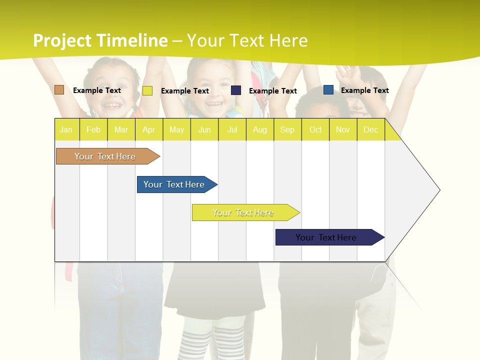 Several Bright Small PowerPoint Template
