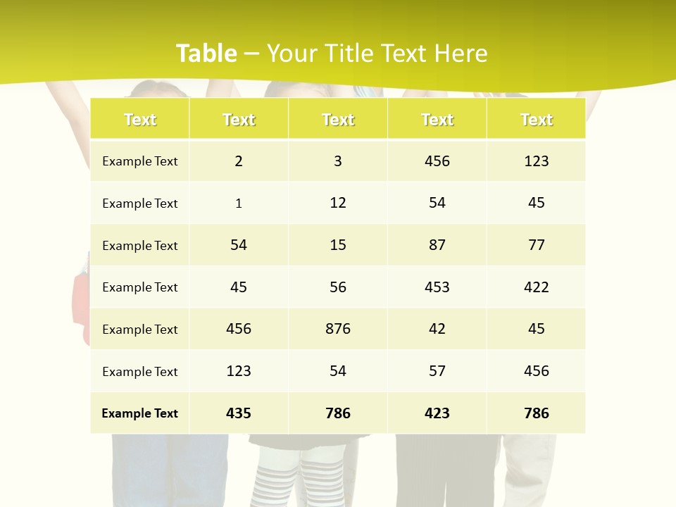 Several Bright Small PowerPoint Template