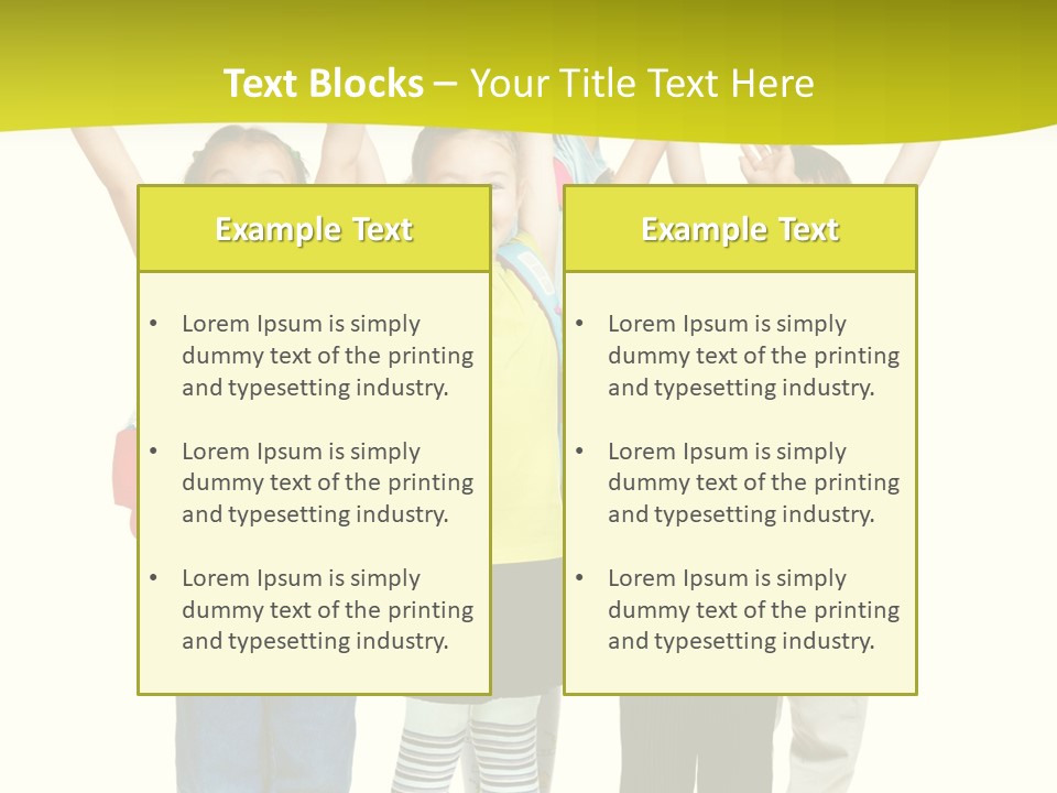 Several Bright Small PowerPoint Template