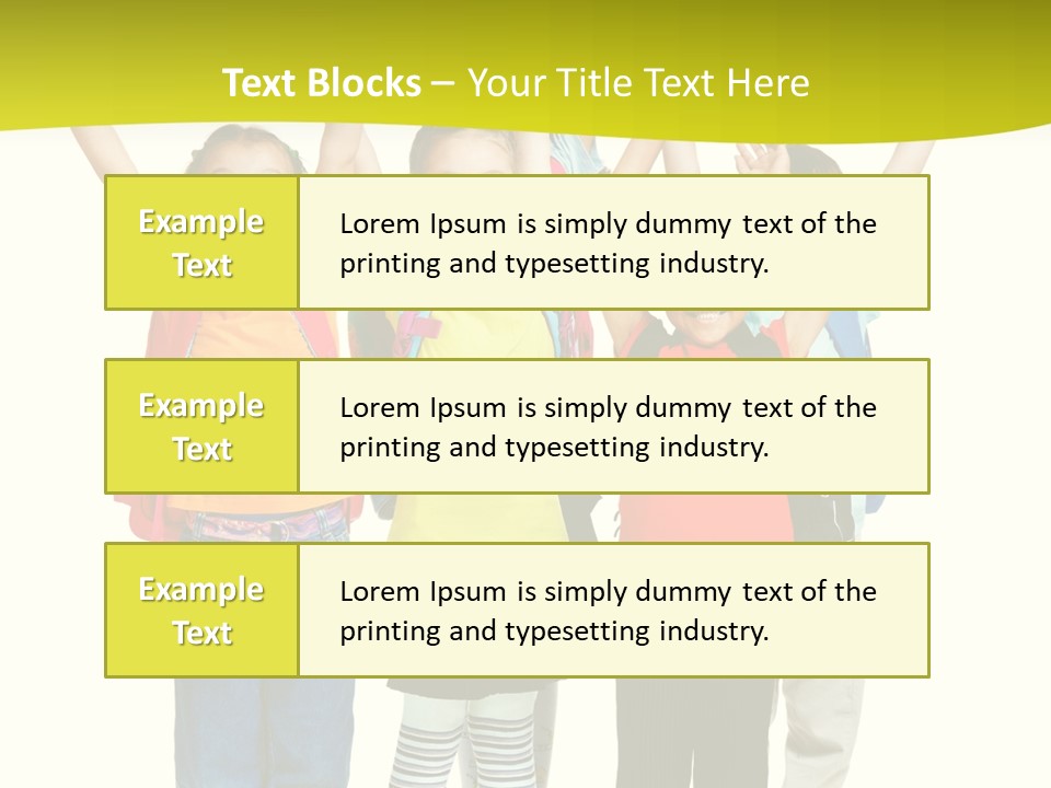 Several Bright Small PowerPoint Template