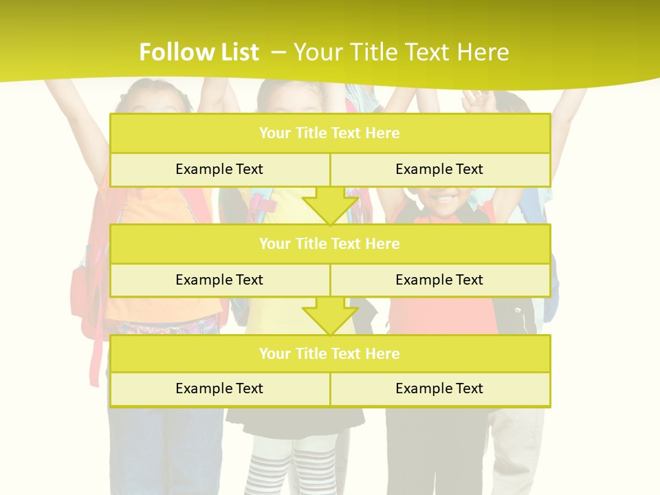 Several Bright Small PowerPoint Template