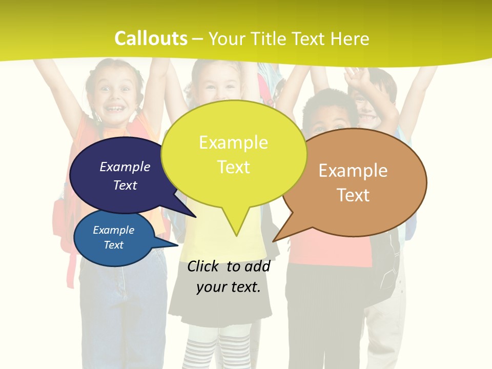 Several Bright Small PowerPoint Template