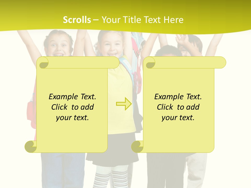 Several Bright Small PowerPoint Template