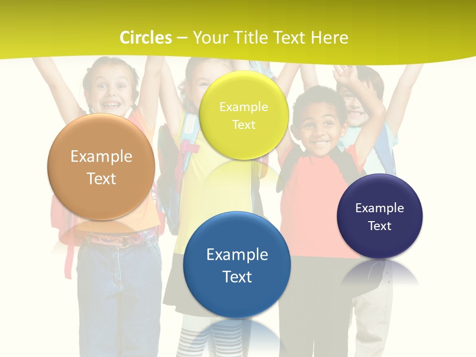 Several Bright Small PowerPoint Template